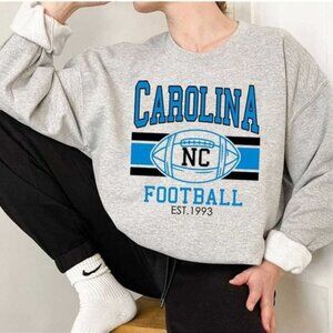Carolina Panthers Football NFL Retro Graphic Throwback Sports Fan Sweatshirt 159